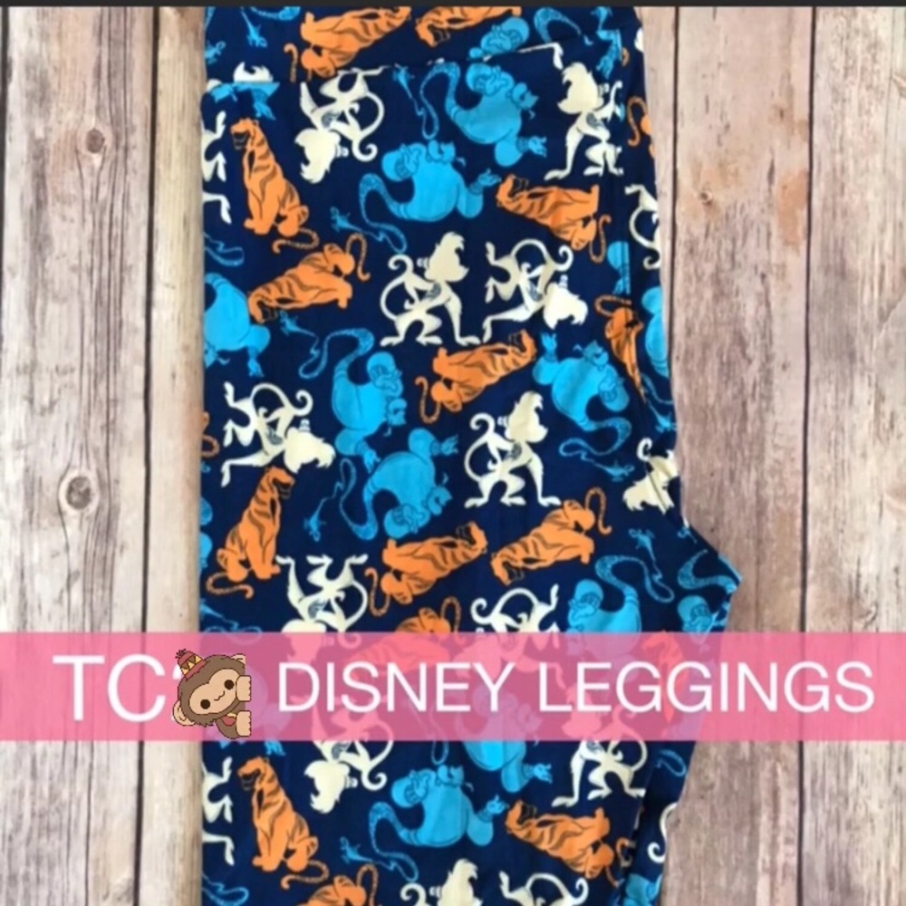 TC Disney Leggings - Aladdin Abu Genie Rajah -B